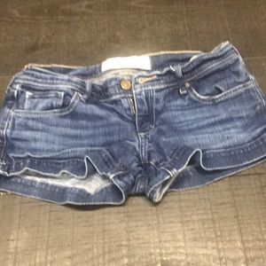 Denim shorts